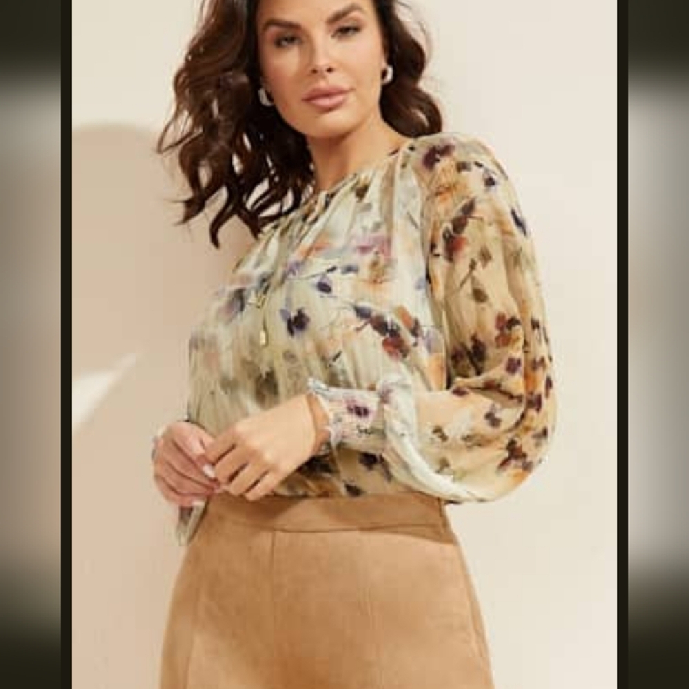 Marciano Multicolor Floral Blouse